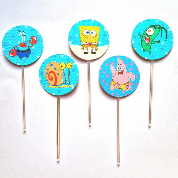 Kit Festa em Casa m - Bob Esponja