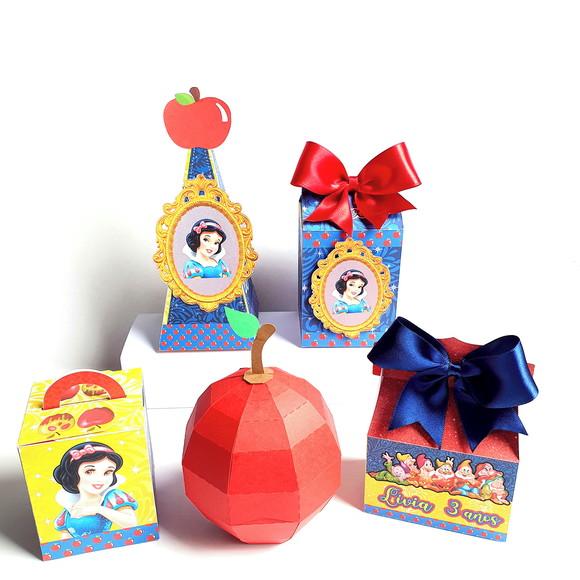 Kit Festa em Casa m - Branca de Neve