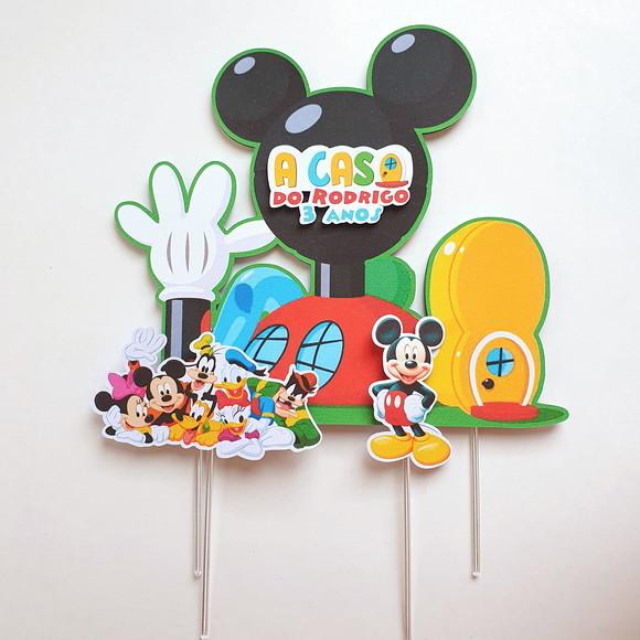 Kit Festa em Casa m - Casa do Mickey