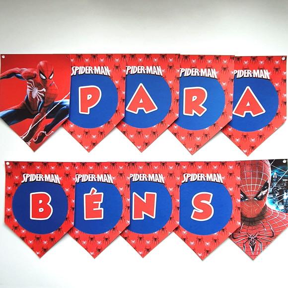 Kit Festa em Casa m - Homem Aranha