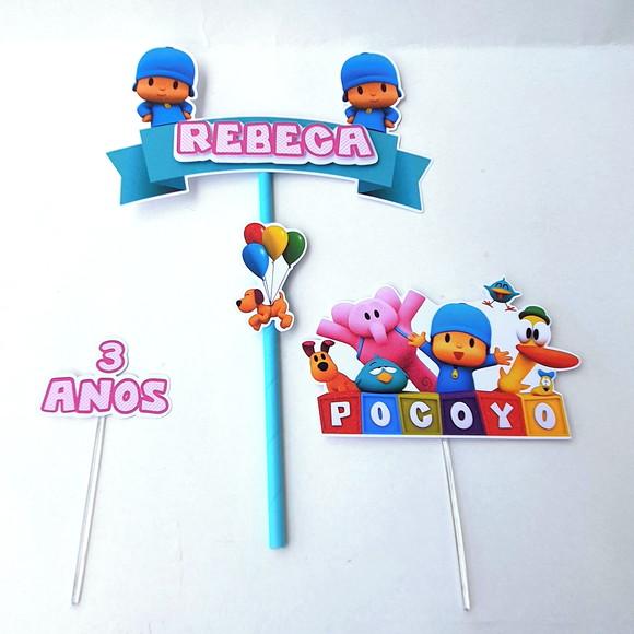 Kit Festa em Casa m - Pocoyo