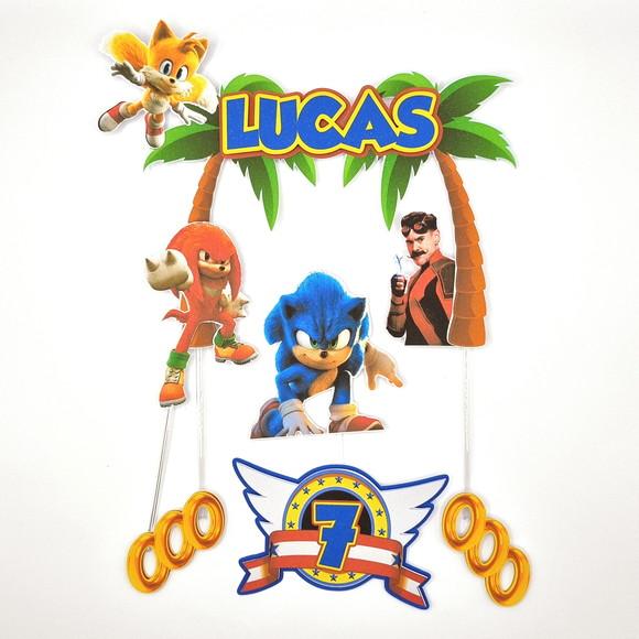 Kit Festa em Casa m - Sonic 2