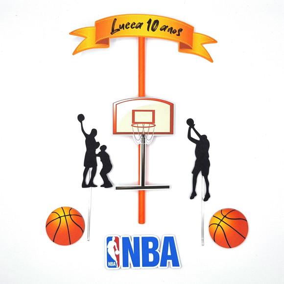 Kit Festa em Casa P - Basquete Nba