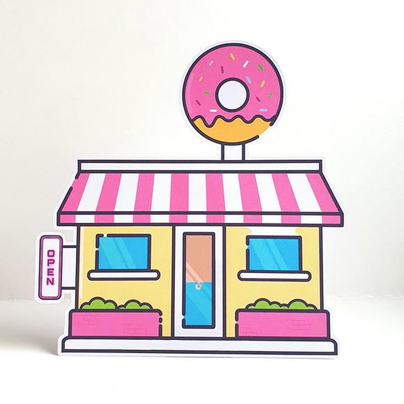 Kit Festa em Casa P - Donuts