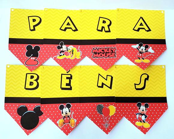 Kit Festa em Casa P - Mickey
