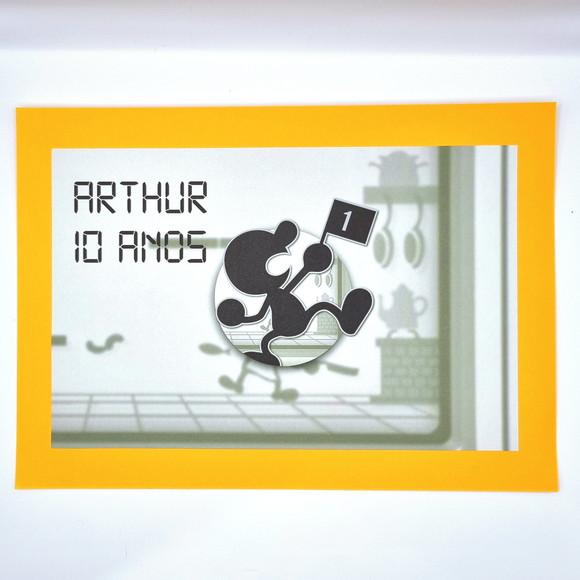Kit Festa em Casa P - Mr Game And Watch