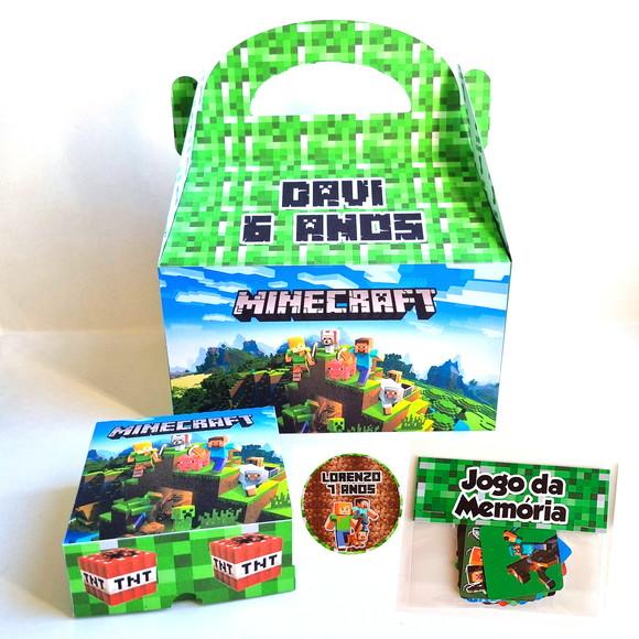 Kit Festa na Escola - Minecraft