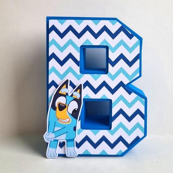 Letra 3d - Bluey