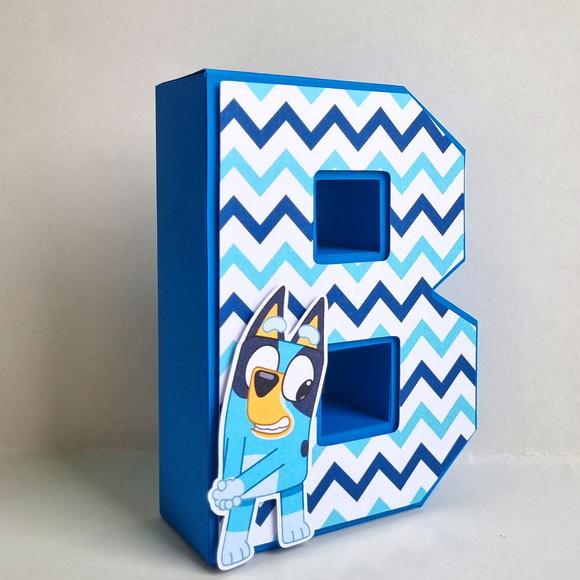 Letra 3d - Bluey