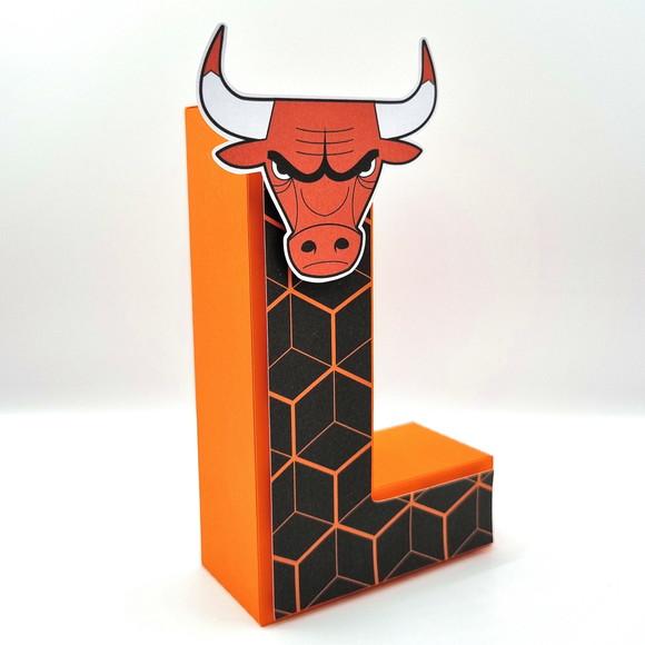 Letra 3d - Basquete Nba
