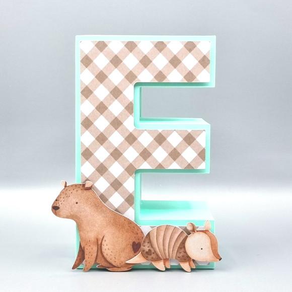 Letra 3d - Capivara - Fauna Brasileira