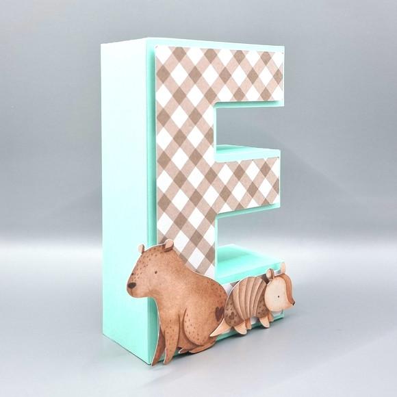 Letra 3d - Capivara - Fauna Brasileira