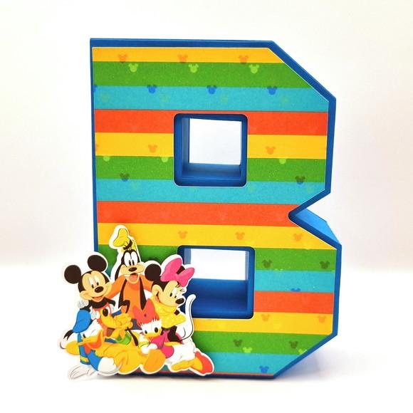 Letra 3d - Casa do Mickey