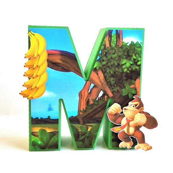 Letra 3d - Donkey Kong
