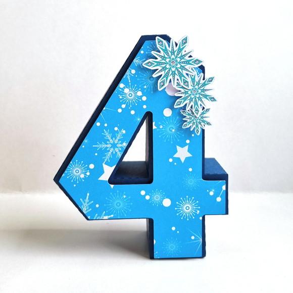 Letra 3d - Frozen 1