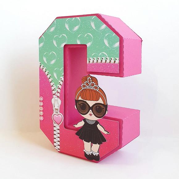 Letra 3d - Lol Surprise