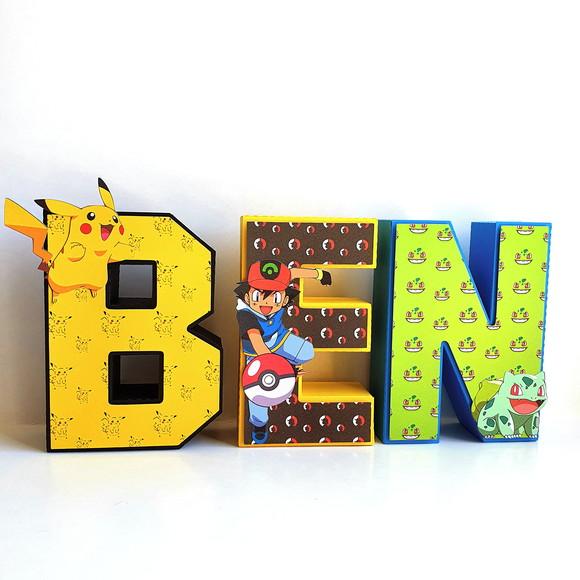 Letra 3d - Pokemon