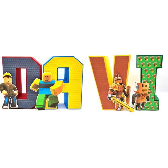 Letra 3d - Roblox