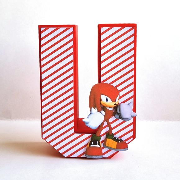 Letra 3d - Sonic 1
