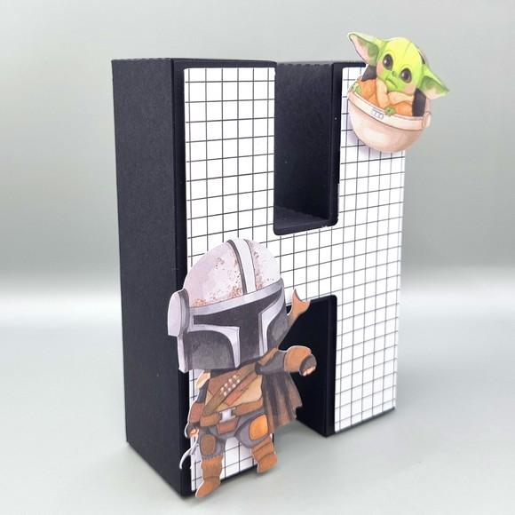 Letra 3d - Star Wars Mandalorian