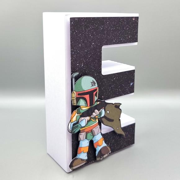 Letra 3d - Star Wars Mandalorian