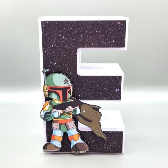 Letra 3d - Star Wars Mandalorian