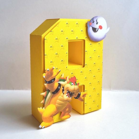 Letra 3d - Super Mario