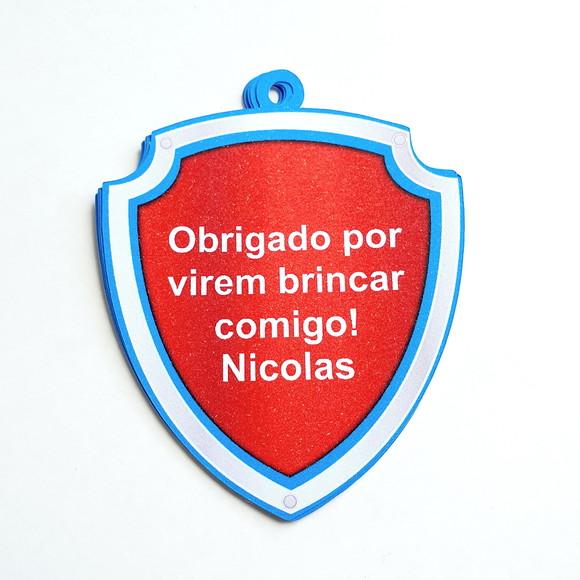 Tag de Agradecimento - Patrulha Canina