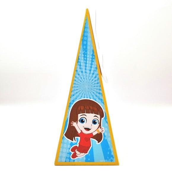 Caixa Cone - Aventureira Rosa