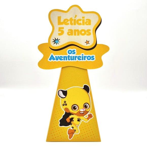 Caixa Cone - Aventureira Rosa