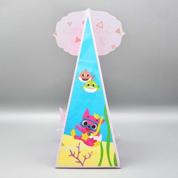 Caixa Cone - Baby Shark Rosa