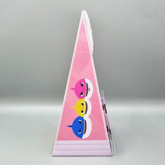 Caixa Cone - Baby Shark Rosa