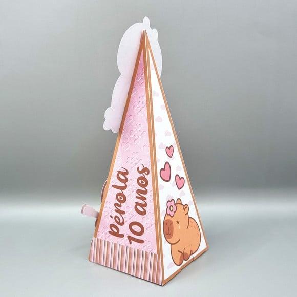 Caixa Cone - Capivara Cute