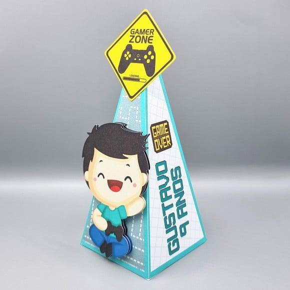 Caixa Cone - Gamer - Vídeo Game - Games