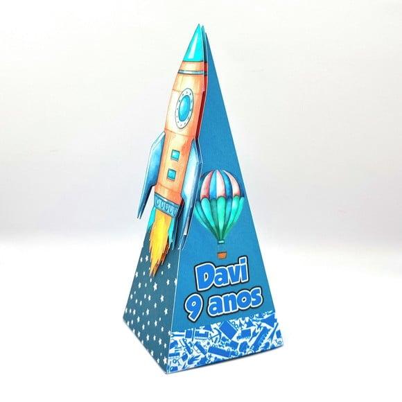 Caixa Cone - Meios de Transporte Realista Aquarela