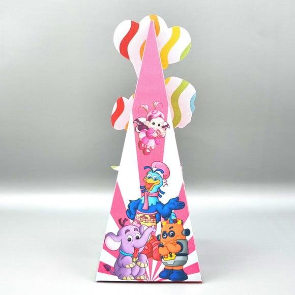 Caixa Cone - Patati Patatá Rosa