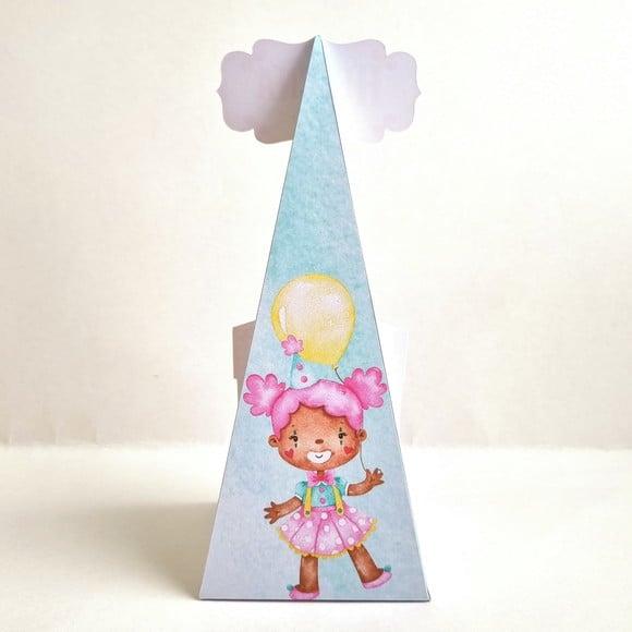 Caixa Cone - Circo Rosa