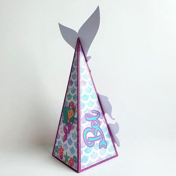 Caixa Cone - Sereia Floral