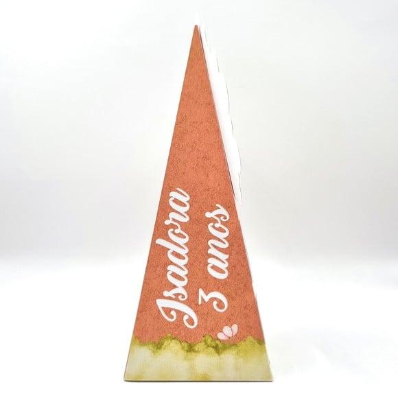 Caixa Cone - Chapeuzinho Vermelho Preta