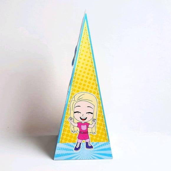 Caixa Cone - Luccas Neto Azul