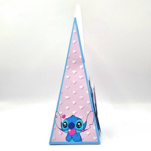 Caixa Cone - Stitch e Angel