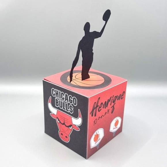 Caixa Cubo - Basquete Chicago Bulls