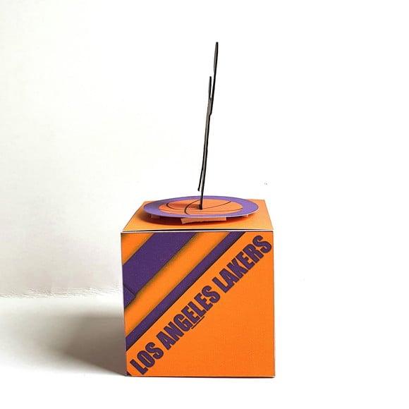 Caixa Cubo - Basquete Los Angeles Lakers