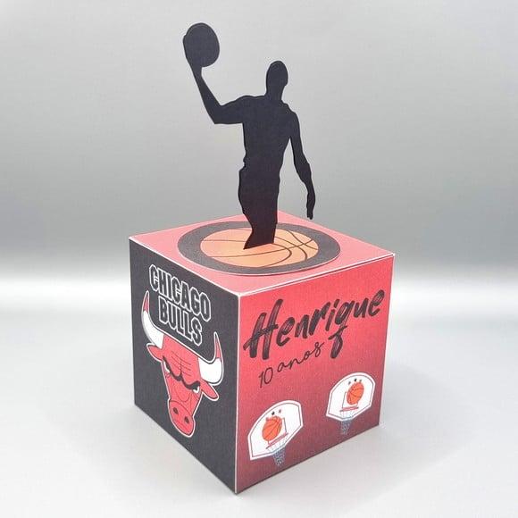 Caixa Cubo - Basquete Chicago Bulls