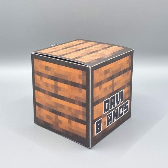 Caixa Cubo - Baú Minecraft