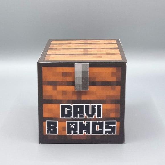 Caixa Cubo - Baú Minecraft