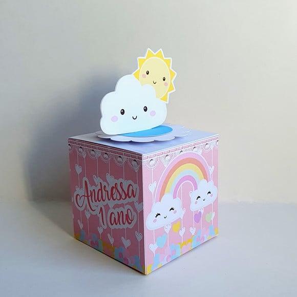 Caixa Cubo - Chuva de Amor