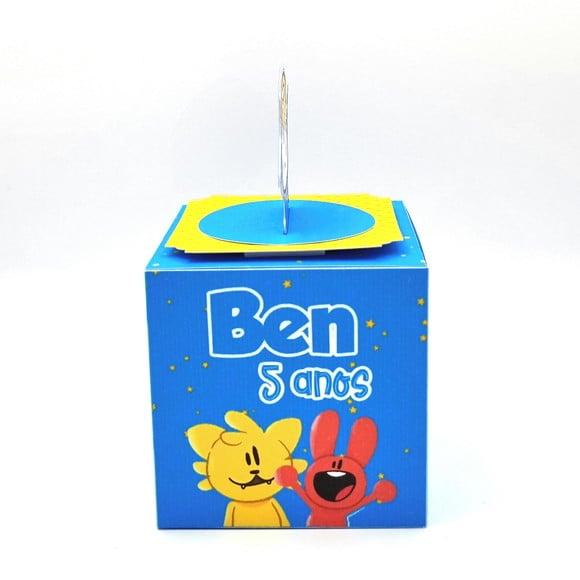 Caixa Cubo - Gato Galactico