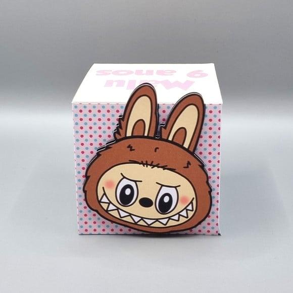 Caixa Cubo - Labubu