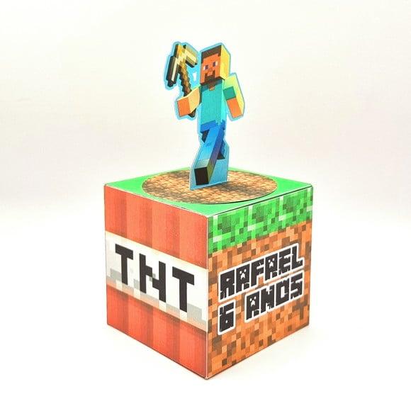 Caixa Cubo - Minecraft
